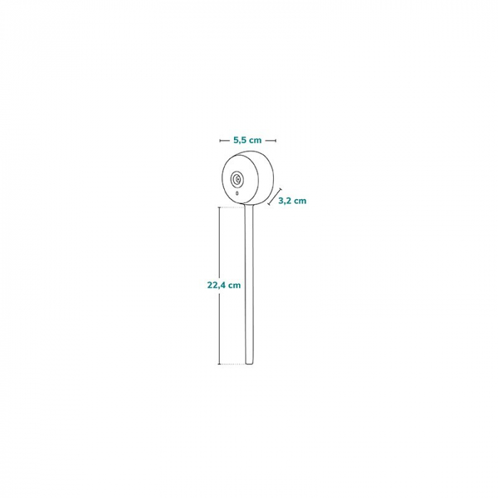 Video monitor Lionelo Babyline Smart cu aplicatie Smart Life cablu USB conexiune Wifi comunicare bidirectionala Senzor de temperatura Negru [31]