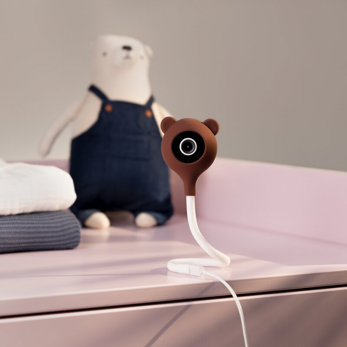 Video monitor Lionelo Babyline Smart cu aplicatie Smart Life cablu USB conexiune Wifi comunicare bidirectionala Senzor de temperatura Negru [18]