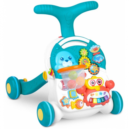 Premergatoare - Antemergator educational 2 in 1 Ricokids RK-810 Alb cu albastru