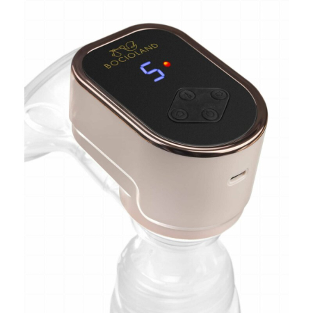 Aparat electric pentru alaptare, Bocioland, Clara, cu multiple functii, cu biberon si o suzeta, Pink [3]