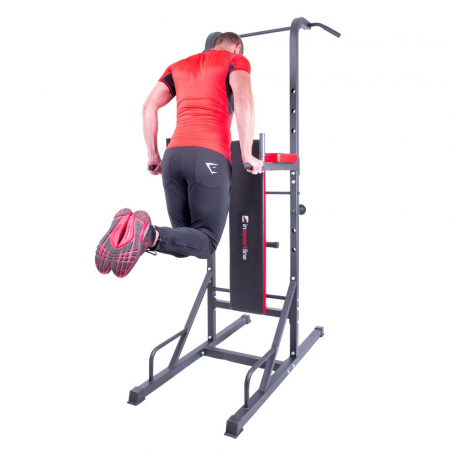 Aparat Multifunctional inSPORTline Power Tower si Set Gantere 3-50 kg [3]