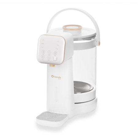 Aparat pentru incalzirea si declorizare apei Lionelo Babypresto 2.0, Pentru lapte parf, Lampa UV, Rezervor 3l, Lumina de noapte, Dozare 30- 300 ml, 1200 W, Afisaj digital, Alb [6]
