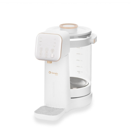 Aparat pentru incalzirea si declorizare apei Lionelo Babypresto 2.0, Pentru lapte parf, Lampa UV, Rezervor 3l, Lumina de noapte, Dozare 30- 300 ml, 1200 W, Afisaj digital, Alb [5]