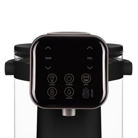 Aparat pentru incalzirea si declorizarea apei, Lionelo, Babypresto 2.0, Pentru lapte parf, Lampa UV, Rezervor 3l, Lumina de noapte, Dozare 30- 300 ml, 1200 W, Afisaj digital, Negru [11]
