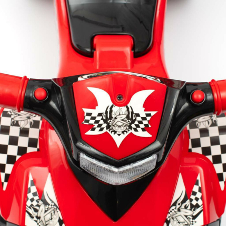 ATV copii, Baby Mix, Masinuta, cu lumini si muzica, Fara pedale, 60 x 38 x 42 cm, Red [11]