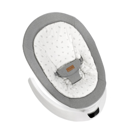 Balansoar electric, Jane, Moon, Cu 5 trepte de viteza, Timer, 12 melodii si 5 sunete ale naturii, Conform cu standardul european EN 12790:2023, Mist [1]