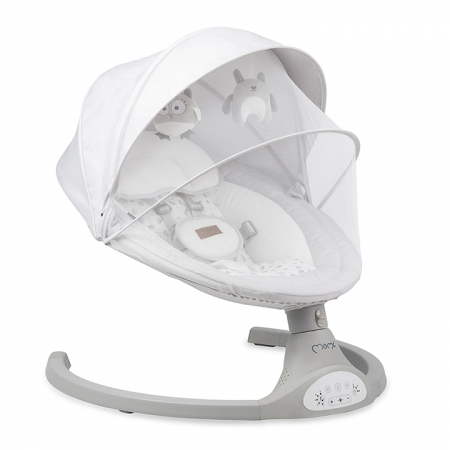 Balansoar electric MoMi Lami, Light Grey [2]
