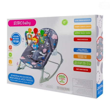 Balansoar EURObaby Little Dreamer - Gri [1]