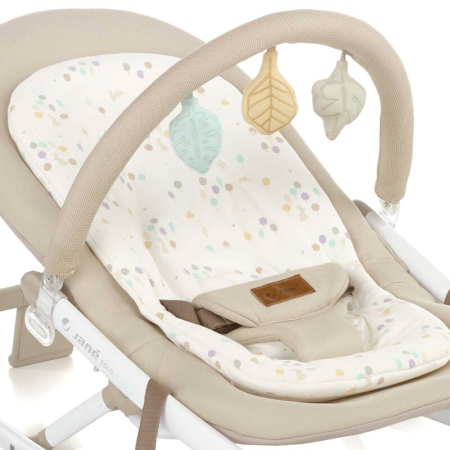 Balansoar, Jane, Fold, Pliabil, Bara de jucarii si spatar reglabil, Conform cu standardul european de siguranta EN 12790:2023, Mist [5]