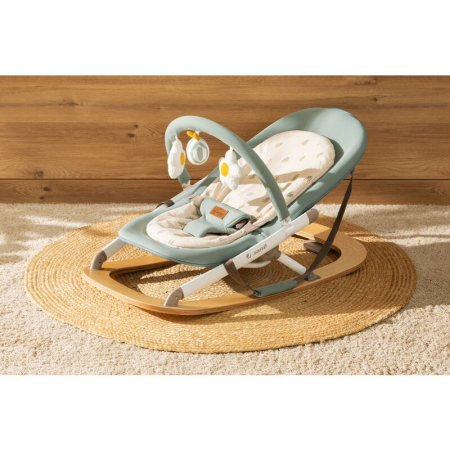 Balansoar Jane Kalm Pliabil cu bara de jucarii si spatar reglabil Botanic [11]