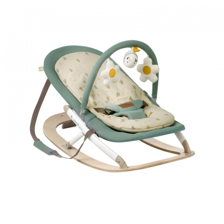 Leagane & balansoare & sezlonguri - Balansoar Jane Kalm Pliabil cu bara de jucarii si spatar reglabil Botanic