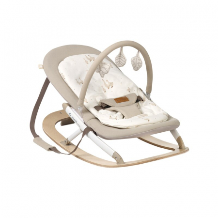 Leagane & balansoare & sezlonguri - Balansoar Jane Kalm Pliabil cu bara de jucarii si spatar reglabil Desert