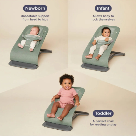 Balansoar pentru copii 3 in 1 Mesh Sage Green [4]