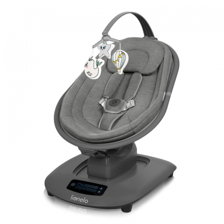 Leagane & balansoare & sezlonguri - Balansoar si sezlong Lionelo Blossom pana la 9 kg Gri