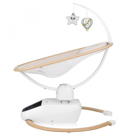 Balansoar si sezlong Lionelo Olivia 2 in 1 Electric cu leganare 3D Bej [9]