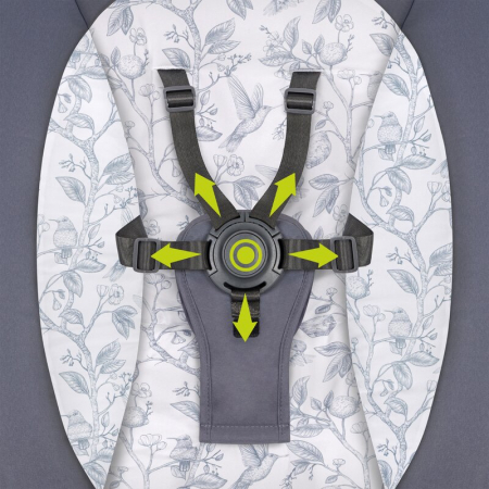 Balansoar si sezlong  Lionelo Ralf 2 in 1 Electric Gri/Alb [19]