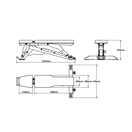 Banca Exercitii Reglabila HMS L3150 [4]