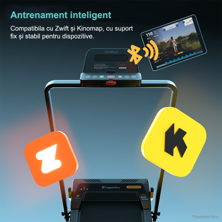 Banda de alergare cu masaj inSPORTline ZenRun NOON [10]