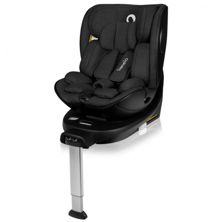 Baza scaun auto i-Size Lionelo Moxie Rotativa 360 cu isofix si picior stabilizator cu indicatori pentru instalare corecta Negru [4]
