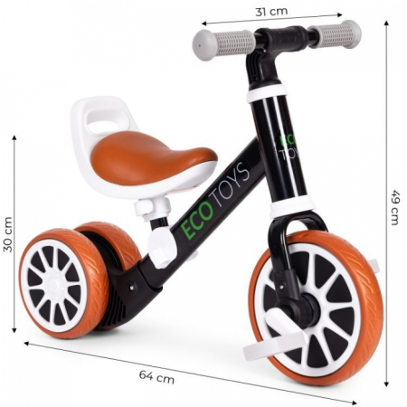 Bicicleta 2 in 1 cu pedale detasabile Ecotoys LC-V1307N [8]