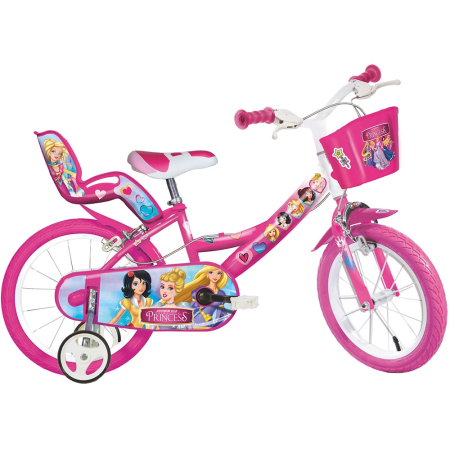 Biciclete copii cu roti 16 inch (4-9 ani) - Bicicleta copii Dino Bikes 16' Princess