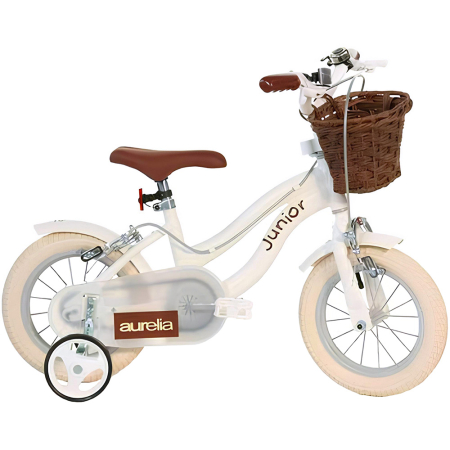 Biciclete copii cu roti 16 inch (4-9 ani) - Bicicleta copii Dino Bikes 16" Vintage white