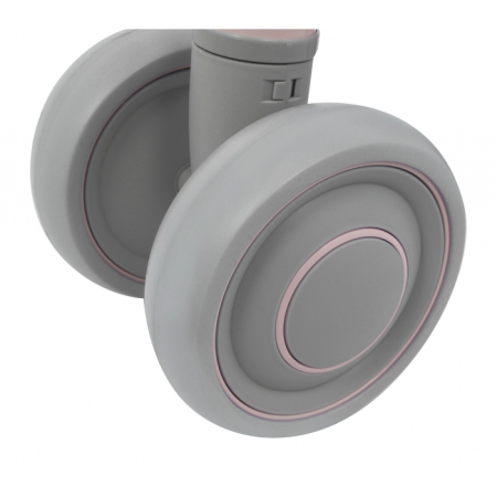 Bicicleta fara pedale cu 4 roti din plastic SporTrike - Roz [7]