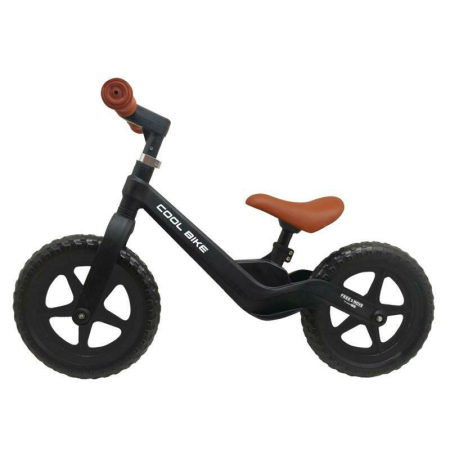 Bicicleta fara pedale, Free2Move, Cool Bike, Cu ghidon si sa reglabile, Roti din EVA, Pana in 30 Kg, Roti 12 inch, 24 luni+, Black [1]