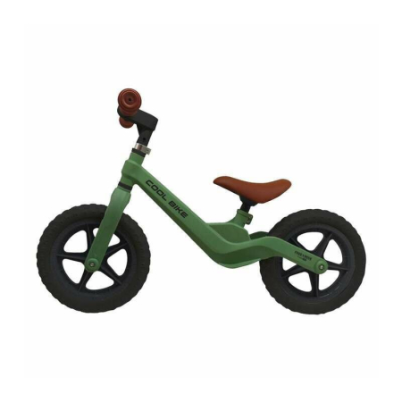 Bicicleta fara pedale, Free2Move, Cool Bike, Cu ghidon si sa reglabile, Roti din EVA, Pana in 30 Kg, Roti 12 inch, 24 luni+, Verde [1]
