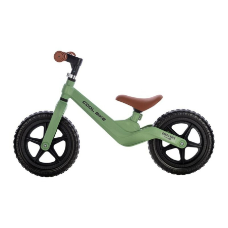 Bicicleta fara pedale, Free2Move, Cool Bike, Cu ghidon si sa reglabile, Roti din EVA, Pana in 30 Kg, Roti 12 inch, 24 luni+, Verde [3]