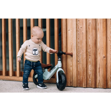 Bicicleta fara pedale, FreeON, Be Cool Mini, cu ghidon si sa reglabile, Roti din EVA, Pana in 30 Kg, Roti 8 inch, 12 luni+, Alb [5]