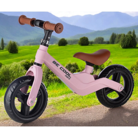 Bicicleta fara pedale, FreeON, Be Cool Mini, cu ghidon si sa reglabile, Roti din EVA, Pana in 30 Kg, Roti 8 inch, 12 luni+, Roz [1]