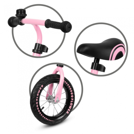 Bicicleta fara pedale Kidwell Cruzer Flower - Pink [3]