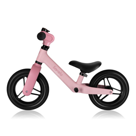 Bicicleta fara pedale, Lionelo, Toni, cu ghidon si sa reglabile, Ultra usoara, 2.8 Kg, 18 luni+, Sustine 30 kg, Roz [4]