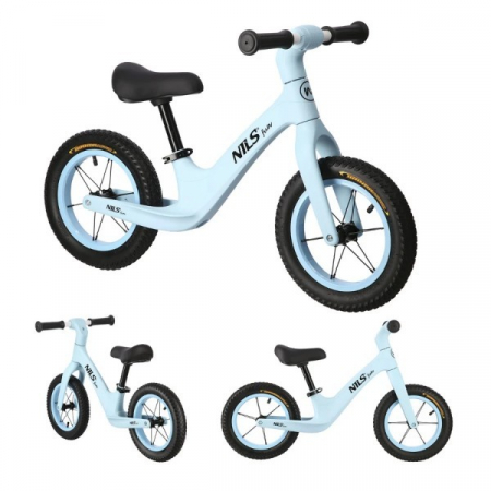 Biciclete fara pedale - Bicicleta Fara Pedale Nils Fun RB100, Albastru