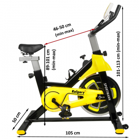 Bicicleta Indoor Cycling Sportmann Kalgary [1]