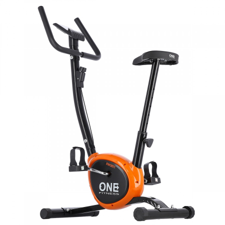 Biciclete Fitness - Bicicleta mecanica HMS ONE RW3011 Negru/Portocaliu