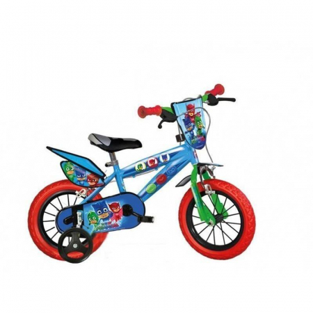 Biciclete copii cu roti 16 inch (4-9 ani) - Bicicleta PJ Masks 16" - Dino Bikes 416U-PJ