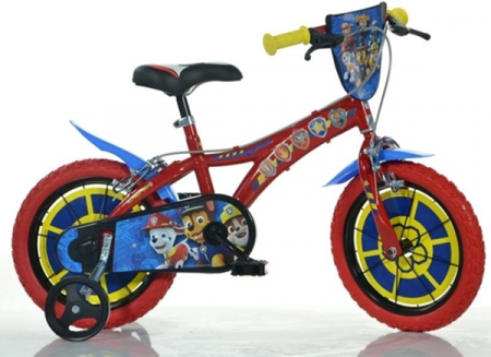 Biciclete copii cu roti 14 inch (3-7 ani) - Bicicleta14 Paw Patrol - Dino Bikes-614PW
