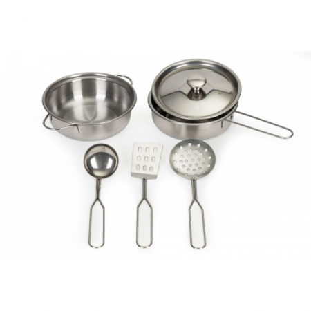 Bucatarie din lemn cu accesorii si LED-uri Ecotoys PLK560 [4]