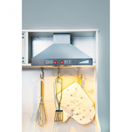 Bucatarie din lemn cu sunete, lumini si accesorii, Ecotoys TL10181 [4]