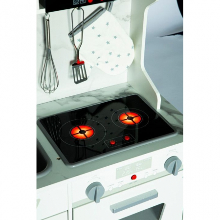 Bucatarie din lemn cu sunete, lumini si accesorii, Ecotoys TL10181 [3]