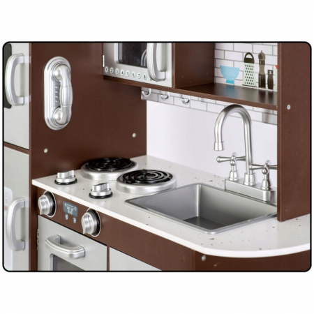 Bucatarie retro din lemn pentru copii Ricokids 7833 - Alb [5]