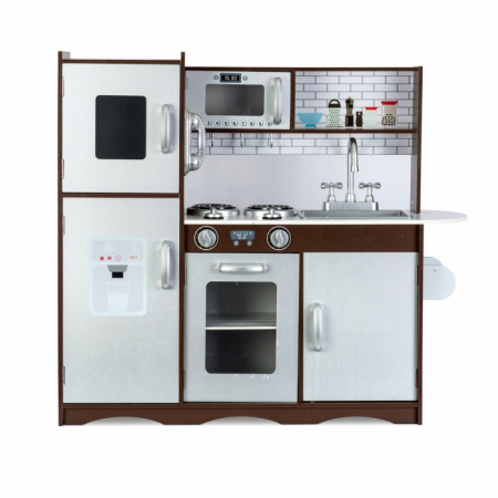 Bucatarii copii - Bucatarie retro din lemn pentru copii Ricokids 7833 - Alb