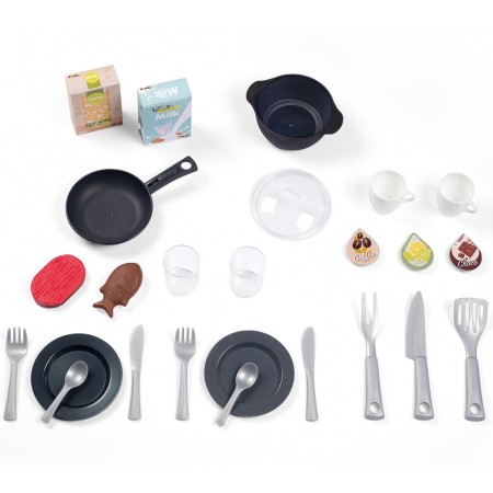 Bucatarie Smoby Cherry Kitchen cu 25 accesorii [2]