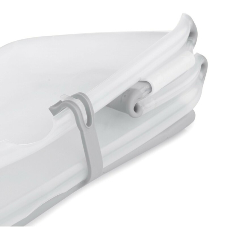 Cadita de baie cu pliere ultra-compacta, Jane, Oasis, cu doua manere, 68 x 42 x 26 cm, White [8]