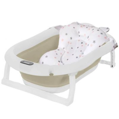 Cadita pliabila cu termometru si suport anatomic Genua Premium beige [7]