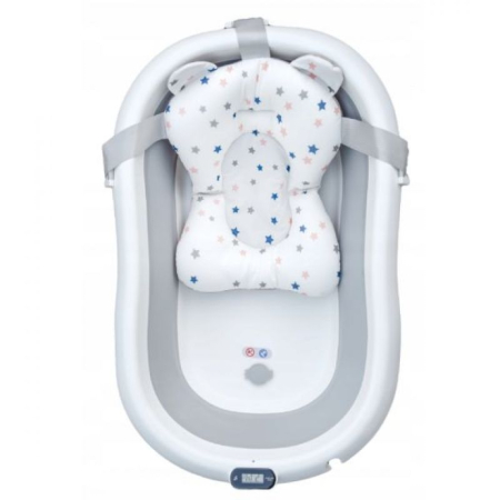 Cadita pliabila cu termometru si suport anatomic Genua Premium grey [9]