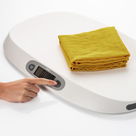 Cantar digital pentru bebelusi BabyCare, pana la 25 kg, ecran iluminat, memorie, 0+ luni, Reer 64120 [4]