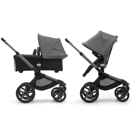 Capotina carucior Bugaboo Fox 5 Lynx Grey Melange [2]